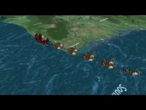 norad santa tracker now over mid 1