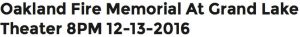 oakland fire memorial