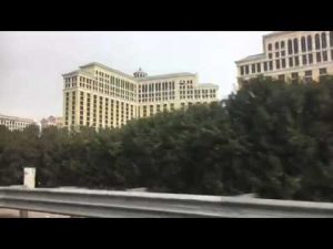 driving by t mobile arena to las