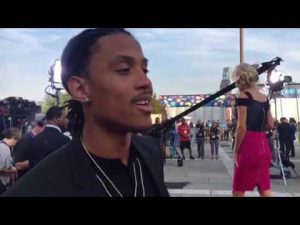 kevin king nfl draft red carpet