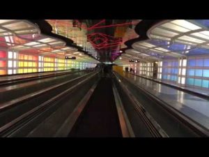 ohare airport lights tunnel unit