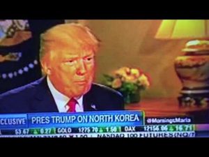 president donald trump is saliva 1