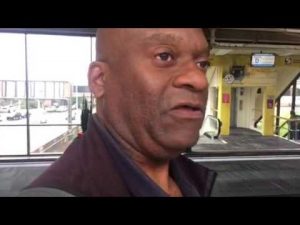 walking to baggage claim at phil
