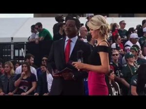 carl weathers at 2017 nfl draft