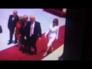 melania trump slaps donald trump