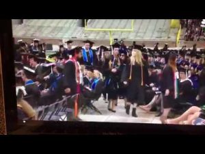 notre dame students walk out of 1