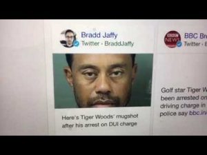 tiger woods arrested for dui in