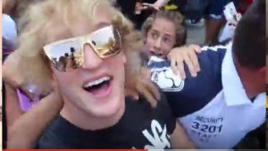 logan paul chased down vidcon vi