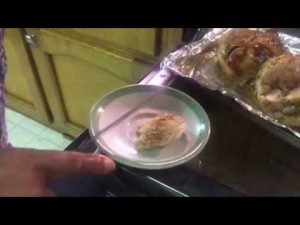 mom makes oven baked chicken par 4