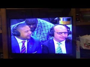 shaq video bombs mark jackson on 1