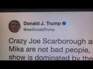 donald trump defames joe scarbor