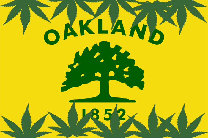 Oakland Cannabis Flag by Mickey Martin Consulting