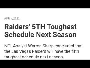 las vegas raiders with 5th tough 1