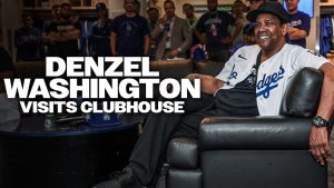 denzel washington visits dodger 1
