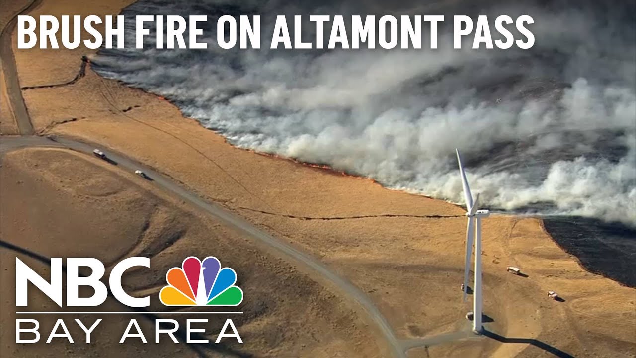 120 Acre Brush Fire Near Altamont Pass 40% Contained