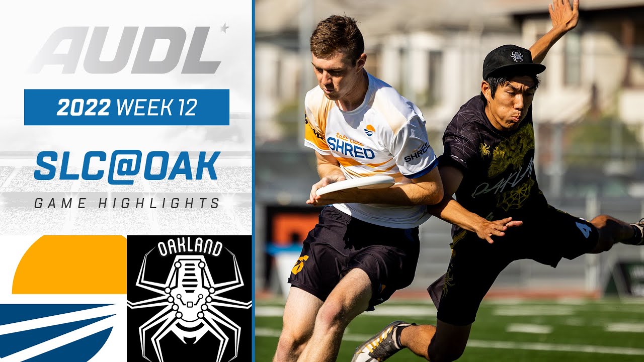 2022 Audl: Salt Lake Shred At Oakland Spiders | Week 12 | Game Highlights