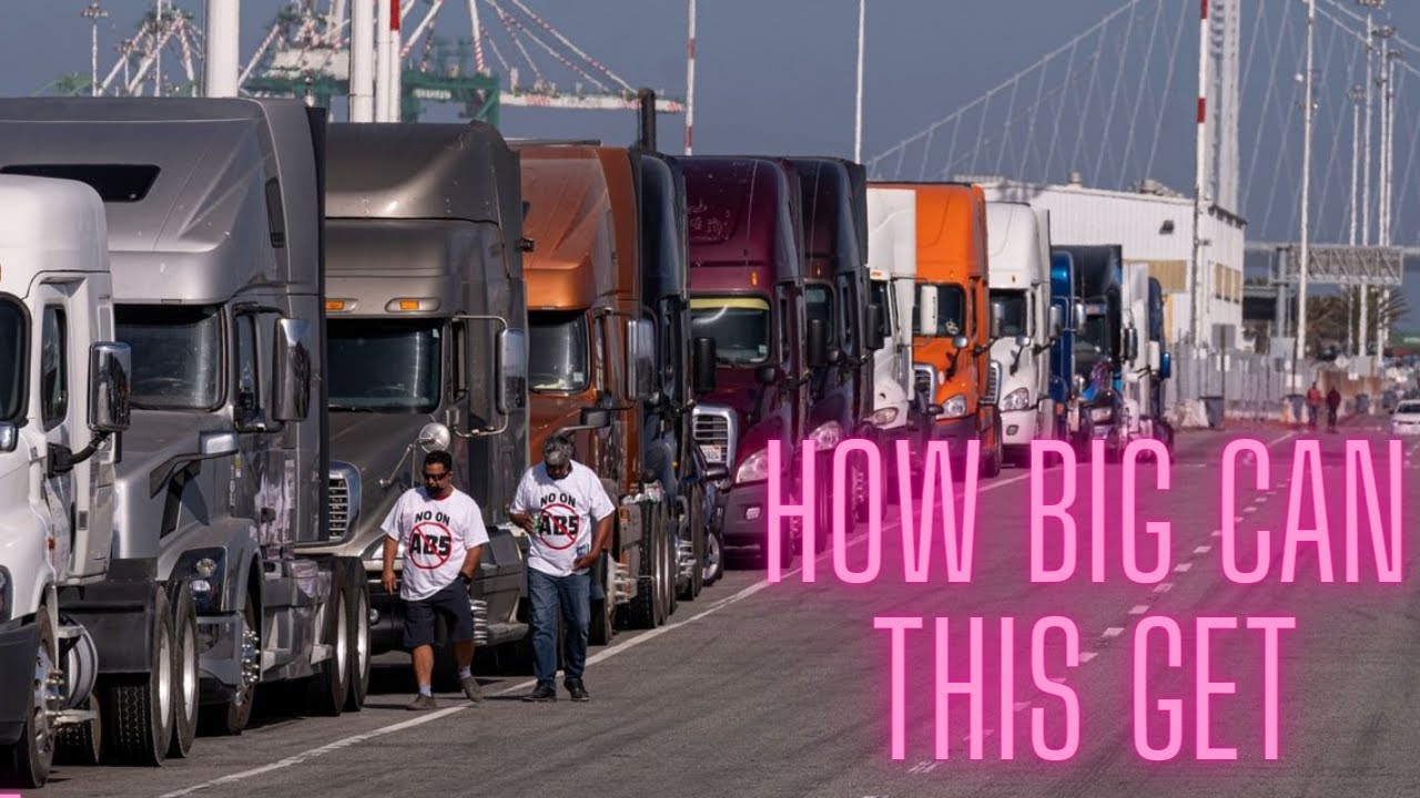 Ab5 Trucker Protest Shuts Down The Port Of Oakland