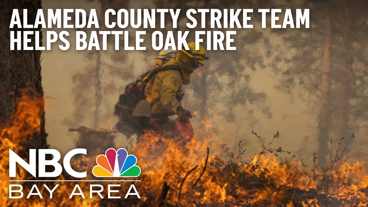 Alameda County Strike Team Fire Crews Head Out To Fight Oak Fire