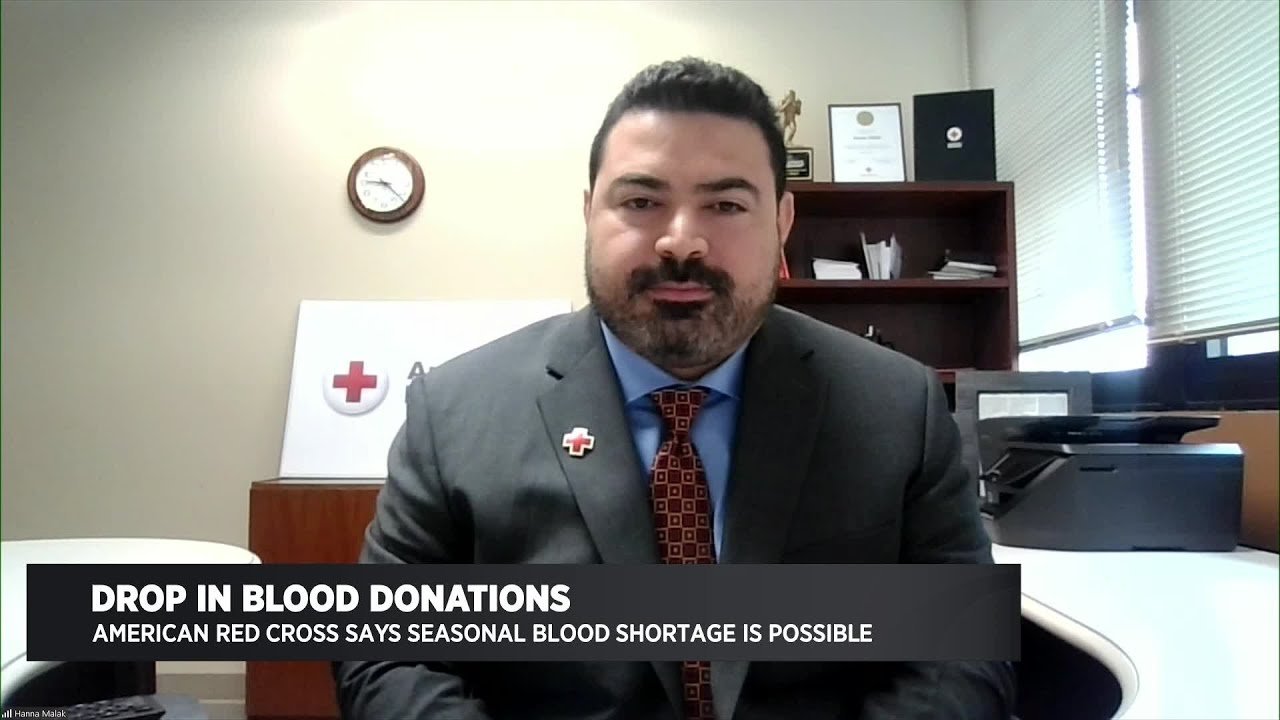 American Red Cross Says Seasonal Blood Shortage Is Possible