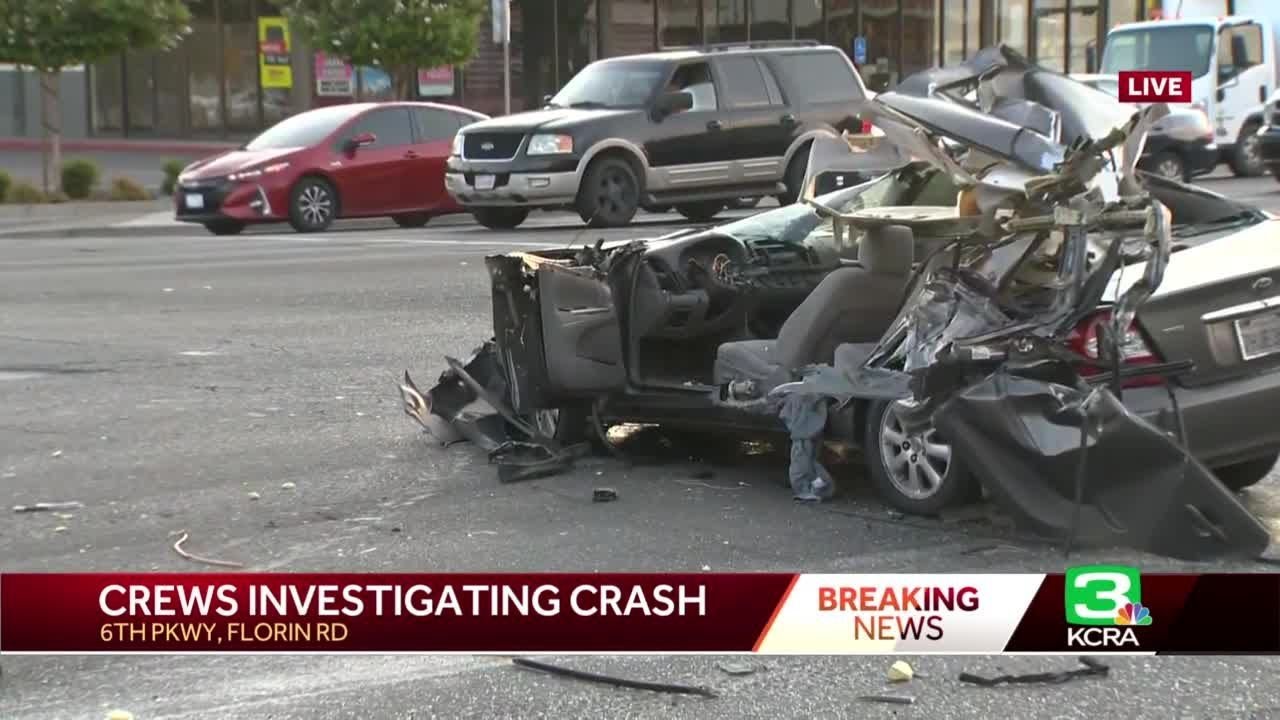 Authorities Investigate Deadly Crash In Sacramento