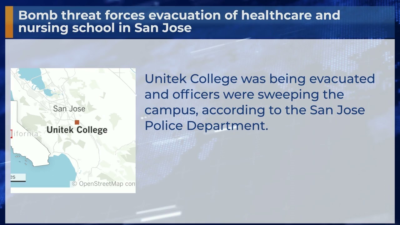 Bomb Threat Forces Evacuation Of Healthcare And Nursing School In San Jose