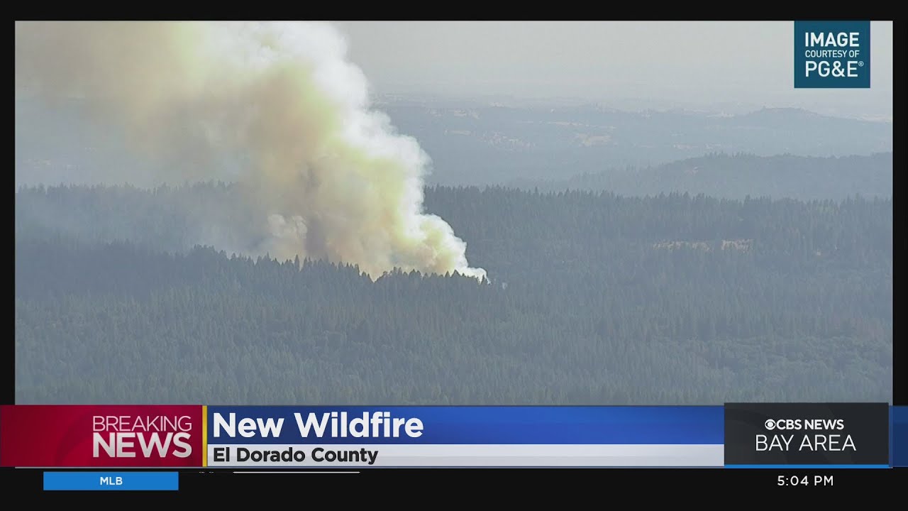 Cable Fire Burning In El Dorado County West Of Pollock Pines