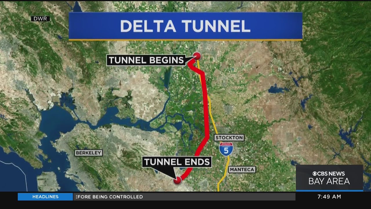 California Rolls Out New, Scaled Down Delta Tunnel Plan For Socal Water From Sacramento River