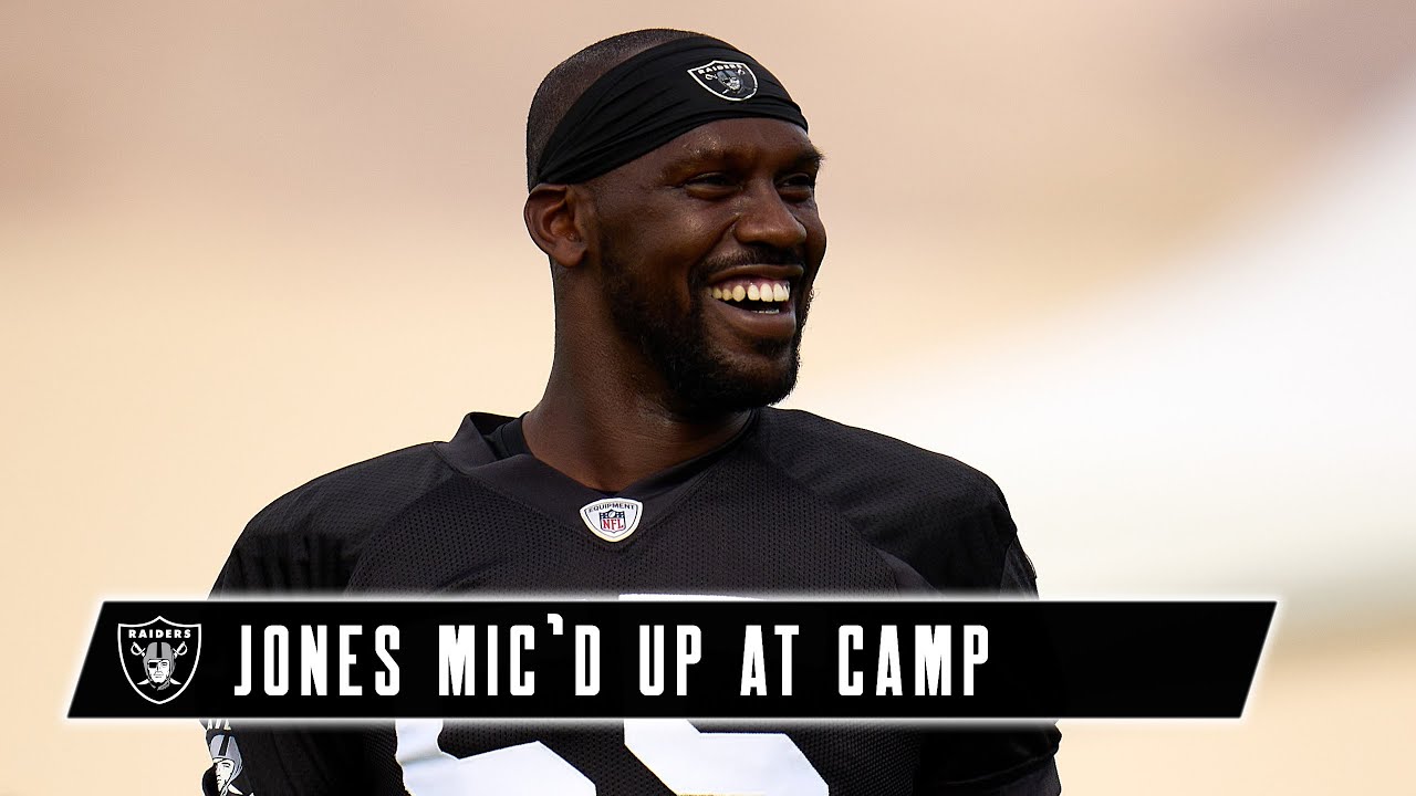 Chandler Jones Does A Handstand While Mic’d Up: ‘we Got To Come Up With A Handshake’ | Raiders | Nfl