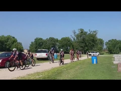 Cops Cycling For Survivors Makes Stop In Oakland City