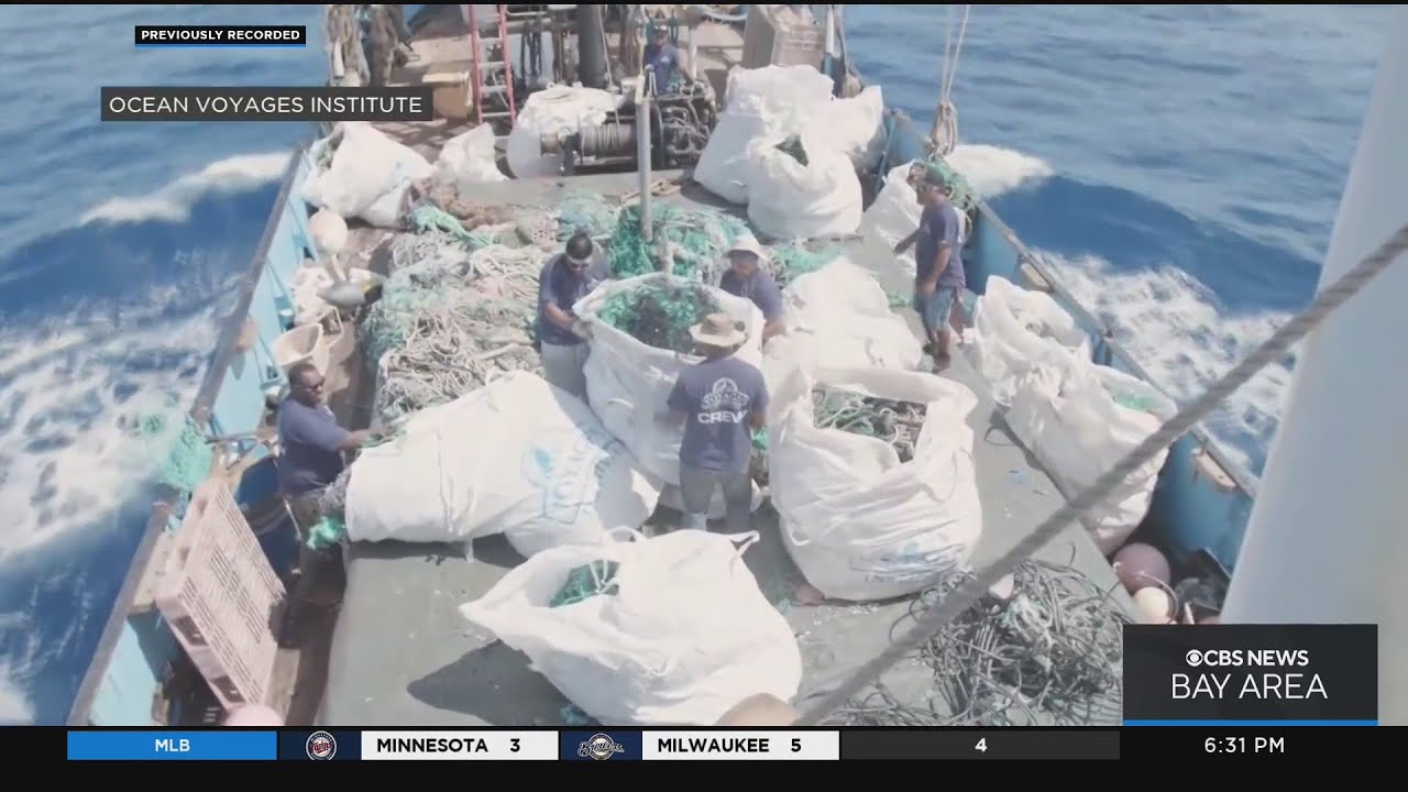 Crew Unloads 96 Tons Of Trash From The Great Pacific Garbage Patch In Sausalito