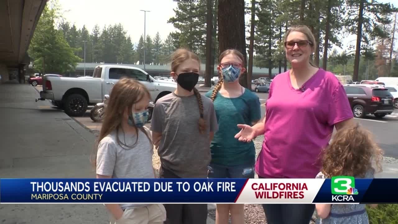 Families Wait It Out After Evacuating Due To Oak Fire