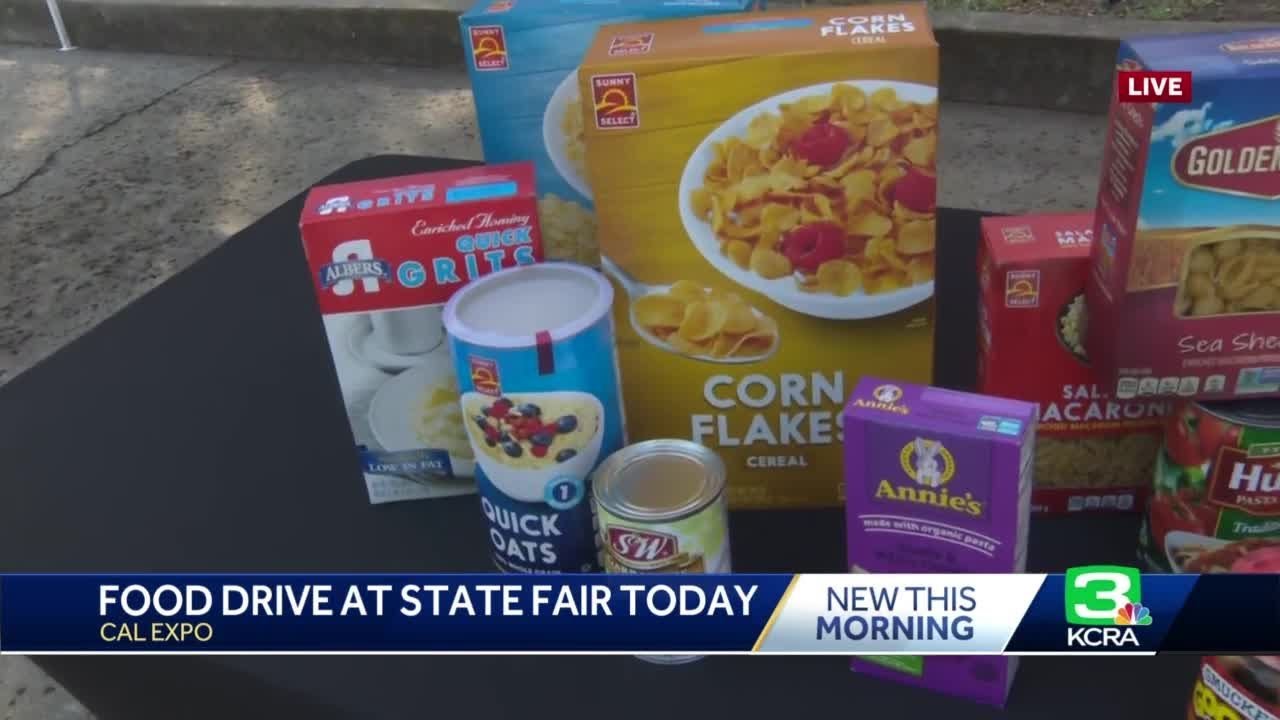 Food Drive Happening At California State Fair