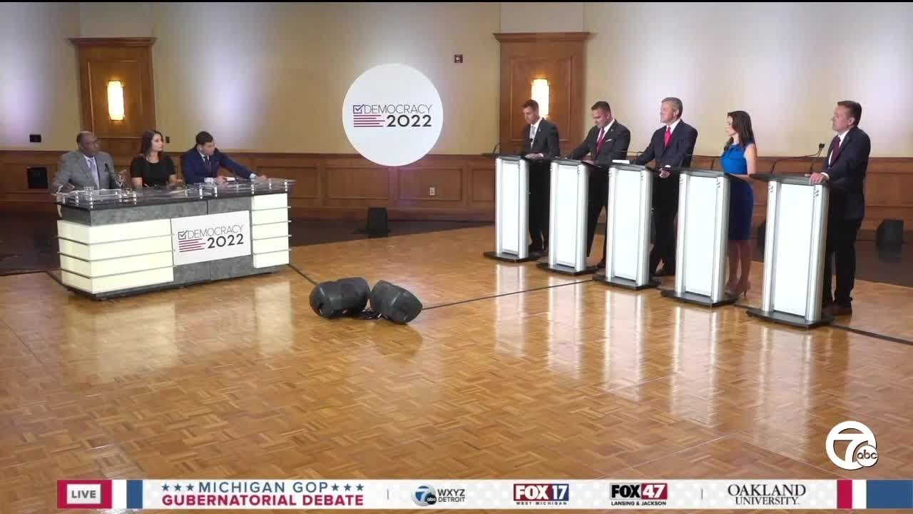 Gop Candidates For Governor Debate At Oakland University