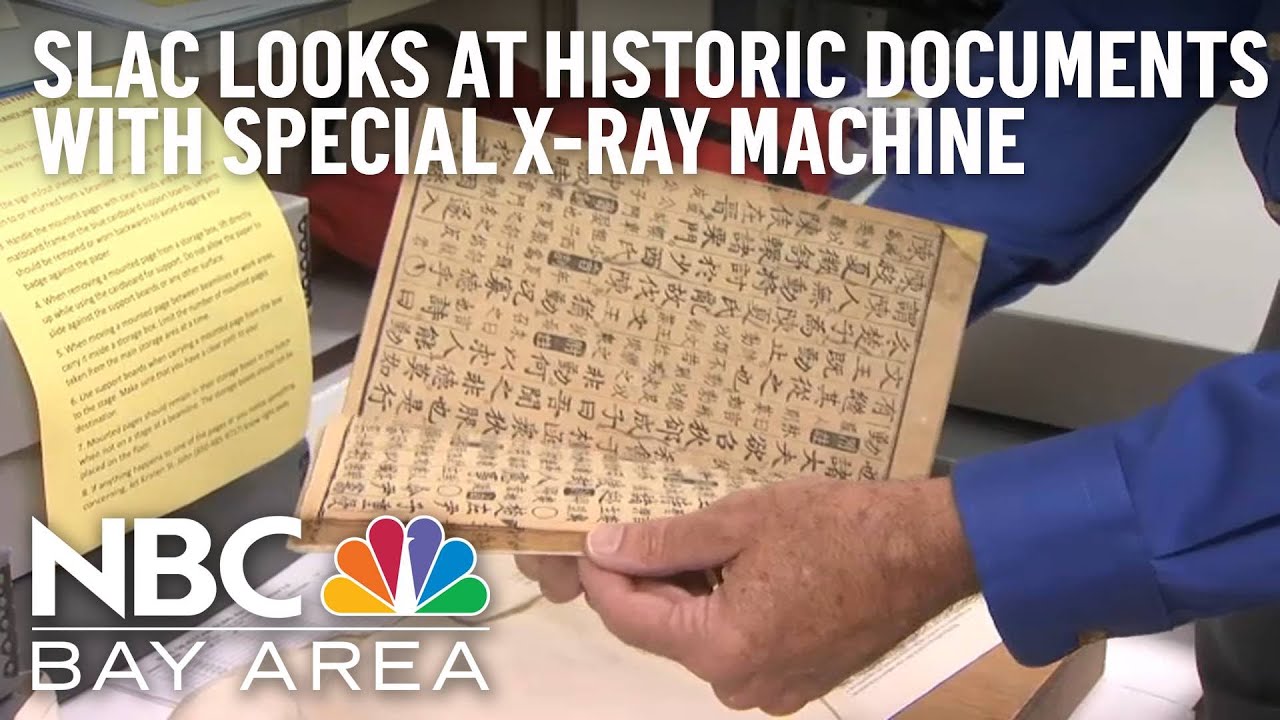 Historic Texts Analyzed With X Ray At Slac In Menlo Park