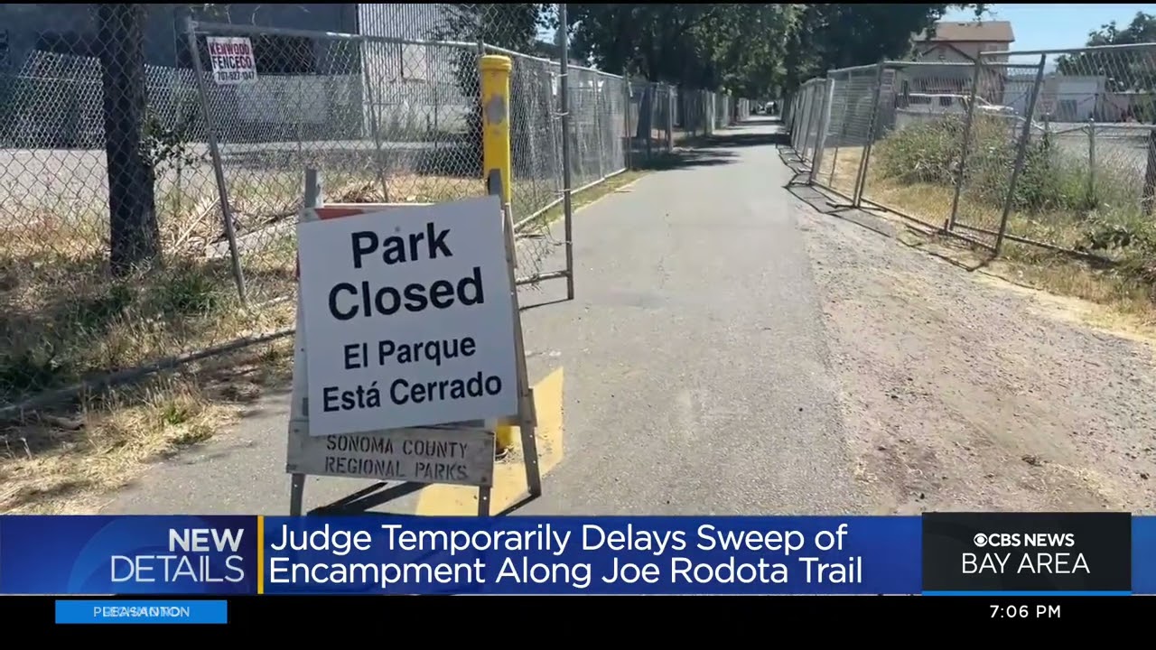 Judge’s Order Halts Clearing Of Homeless Encampment From Joe Rodota Trail