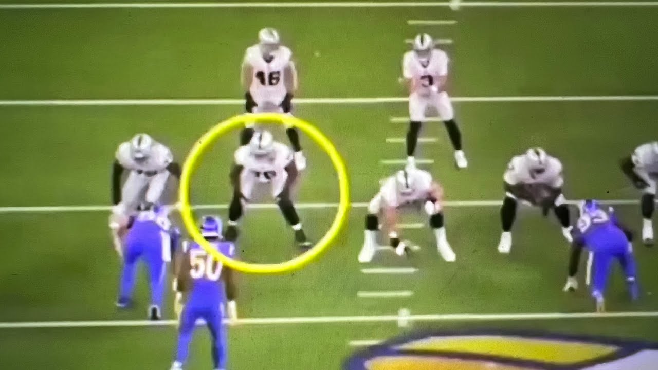 Las Vegas Raiders John Simpson Highlights: John Simpson Shows How To Block Swim Move By Rams Dl