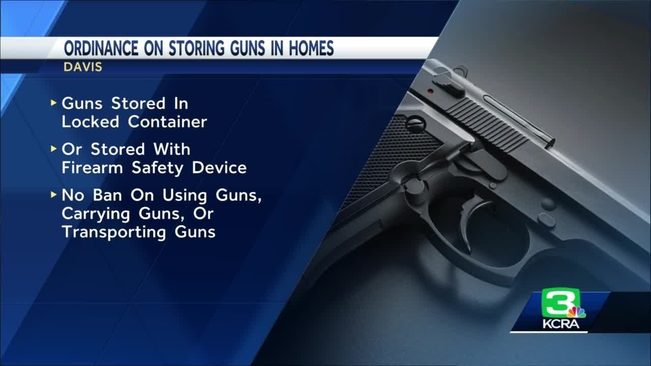 New Ordinance In Davis Aims To Make Sure Guns Are Stored Securely
