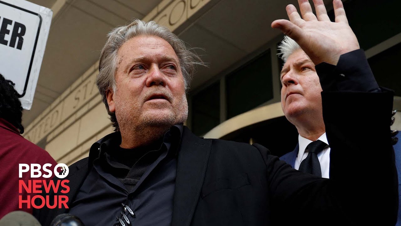 News Wrap: Former Trump Adviser Steve Bannon Convicted Of Contempt Of Congress