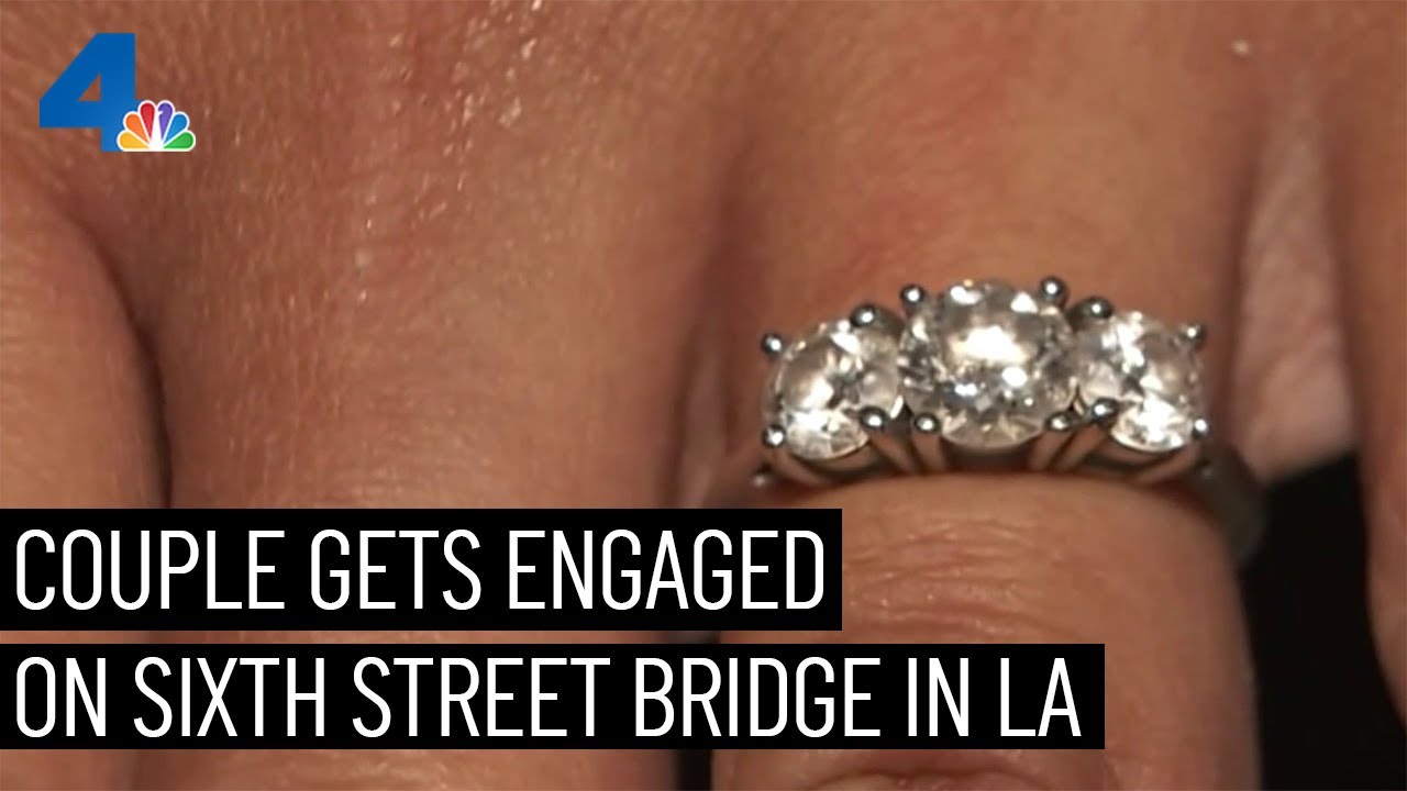 On 6th Street Bridge, Some Get Rowdy, But This Couple Got Engaged Instead | Nbcla