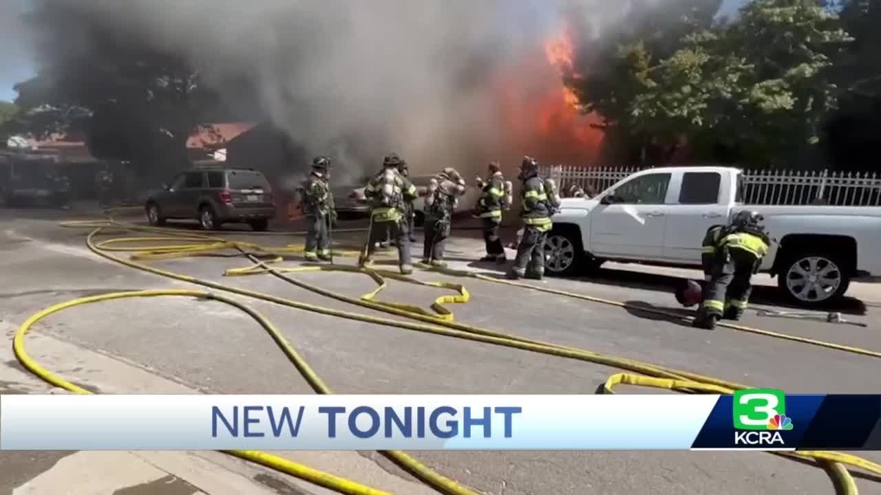 One Injured, Four Homes Damaged By Fire In Sacramento