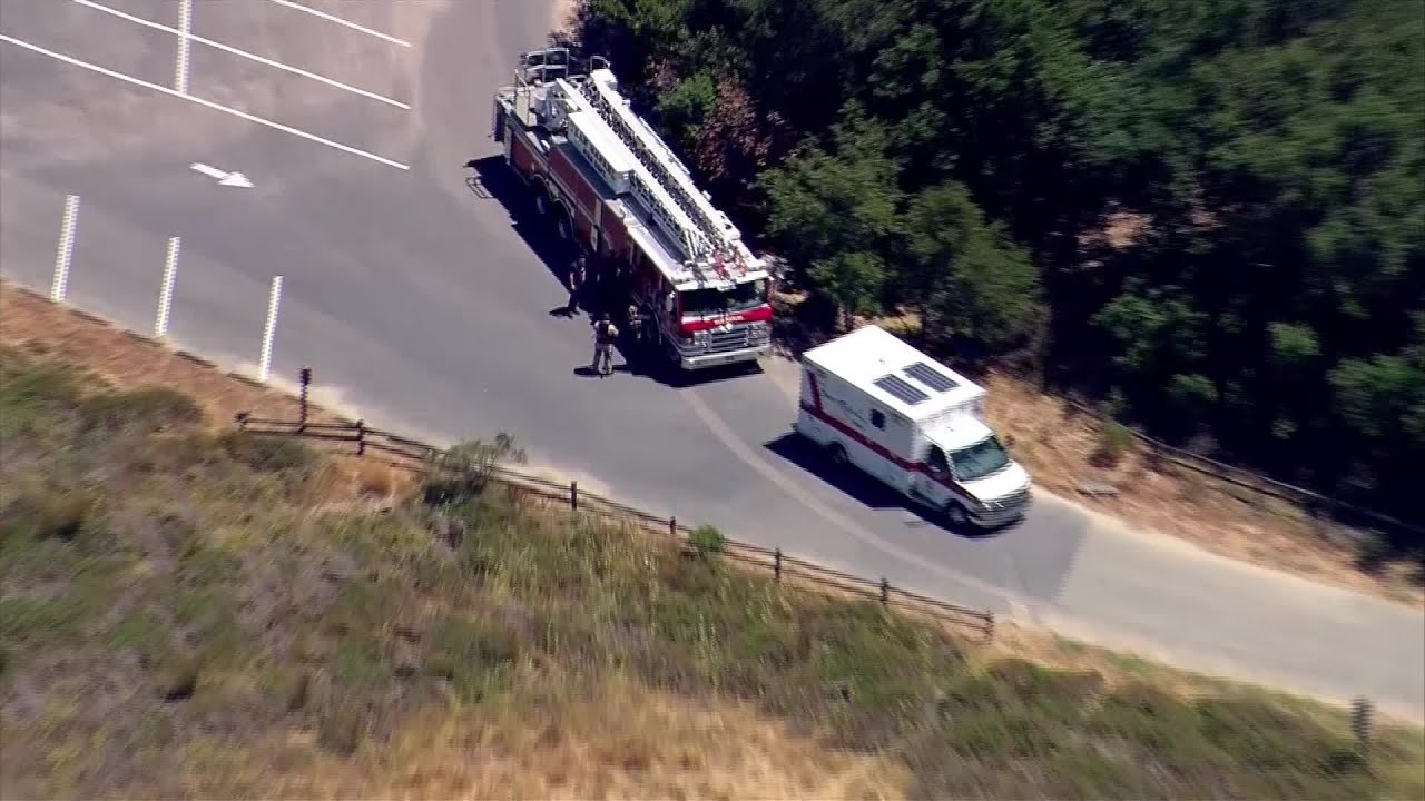 Raw Video: Scene Of Bicycle Rider Rescue At China Camp In San Rafael