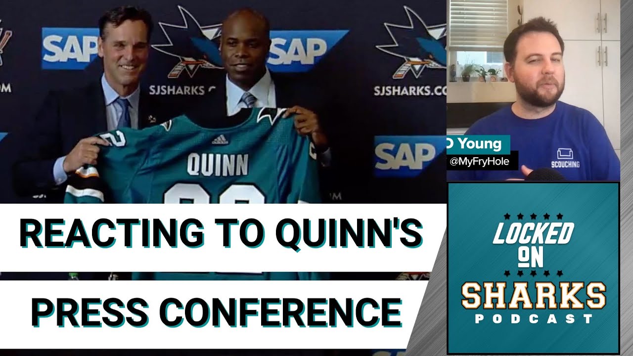 Reacting To San Jose Sharks’ Head Coach David Quinn’s Introductory Press Conference