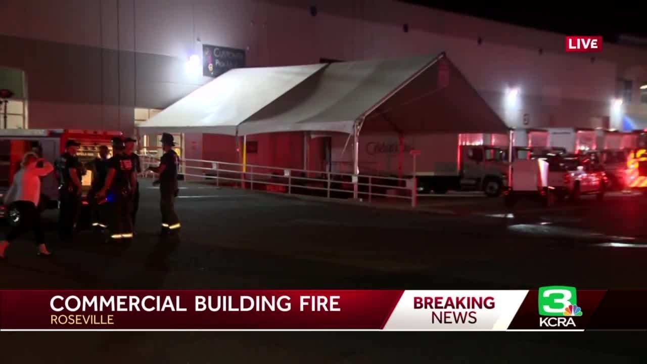 Roseville Firefighters Put Out Fire At Party Supply Company