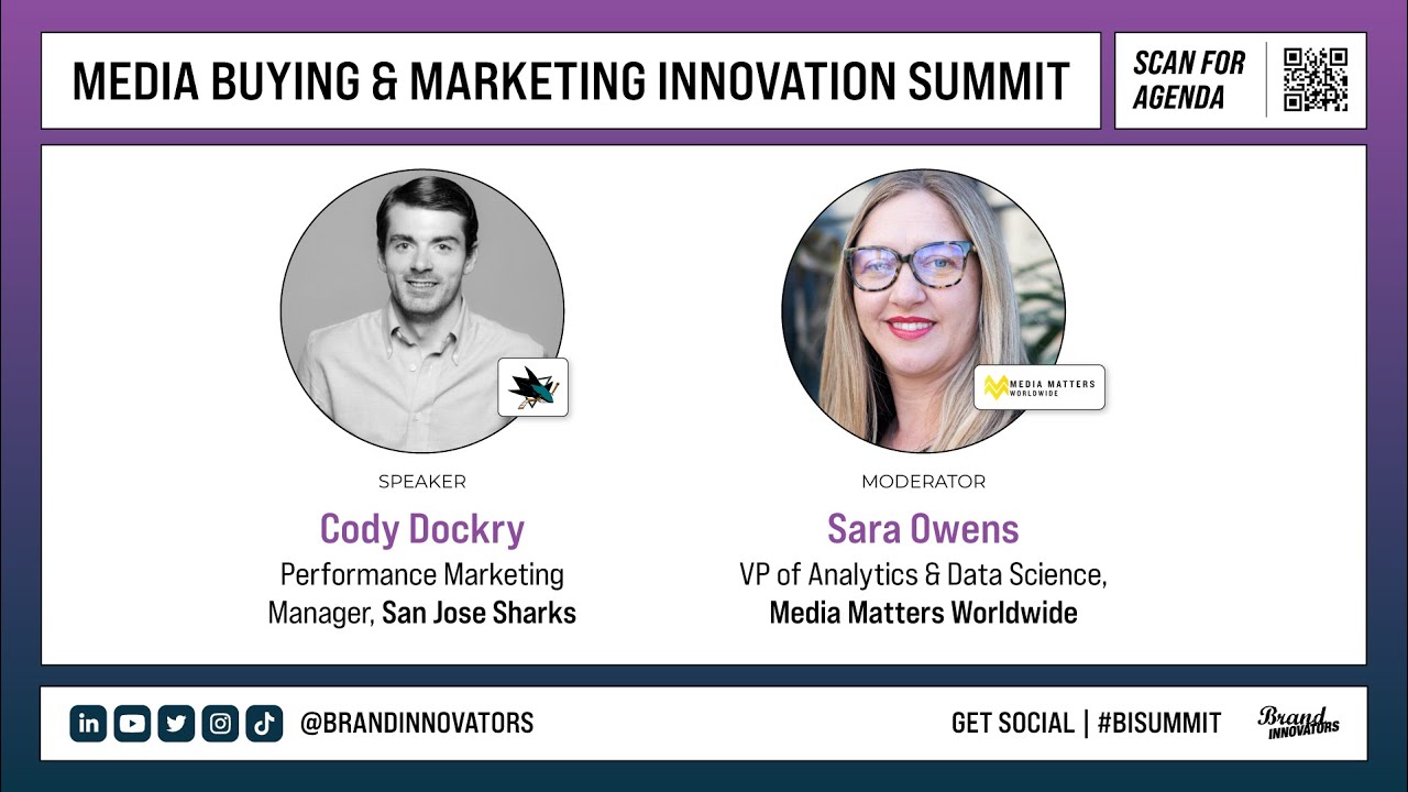 San Francisco Media Buying & Marketing Innovation Summit Day 1: San Jose Sharks & Media Matters