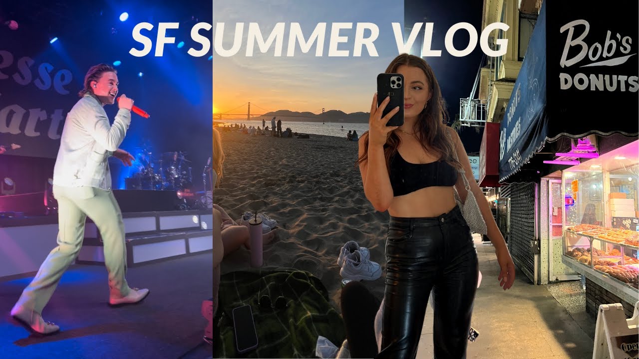 San Francisco Summer Vlog: Big News, Up Close With Jesse Mccartney & Best Donut In The City