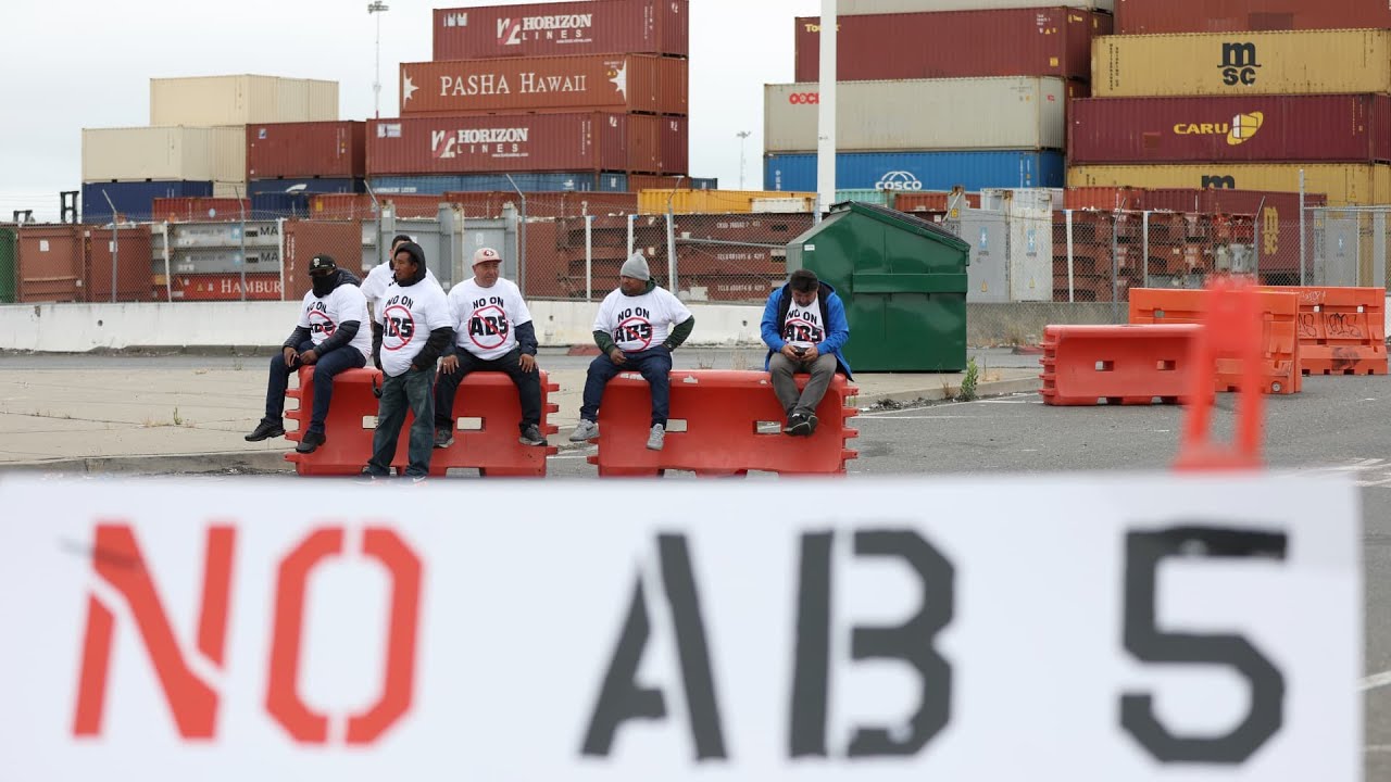 Shippers Are Avoiding The Port Of Oakland As Trucker Protests Over Gig