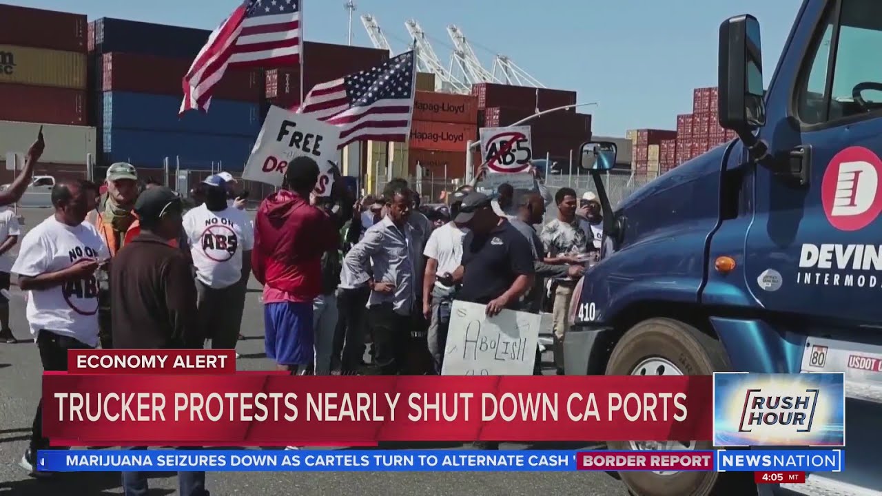 Trucker Protest Shuts Down Operations At Port Of Oakland | Rush Hour