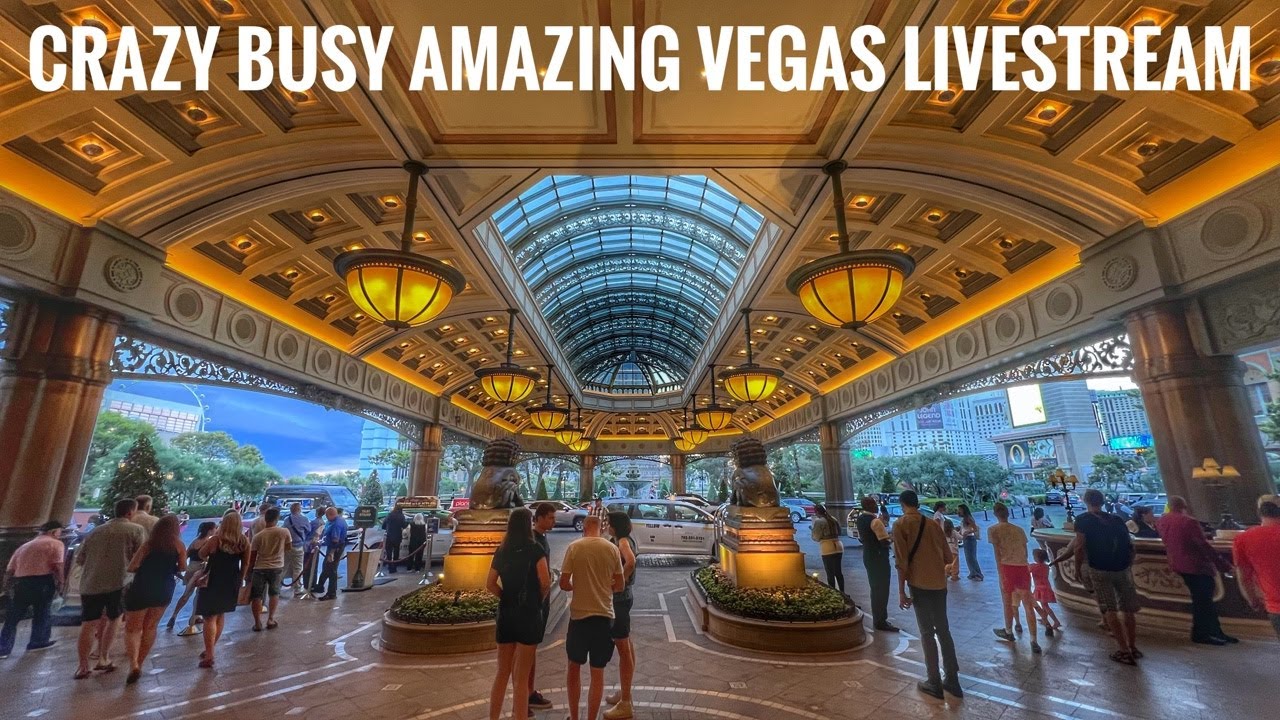 Vegas Livestream – Walking The Strip And It’s Monsoon Season… 😮😯 1080p 60fps Stream
