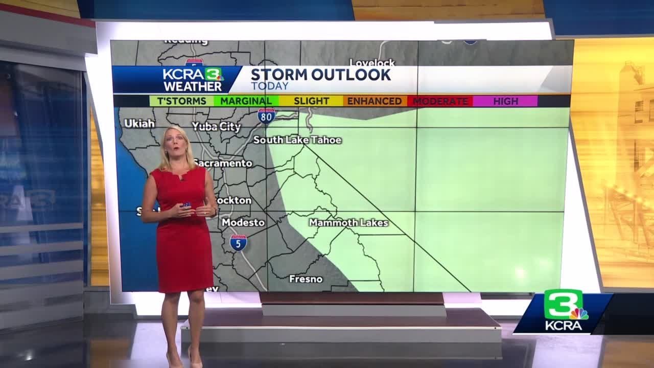 When To Expect Possible Lightning In The Sierra