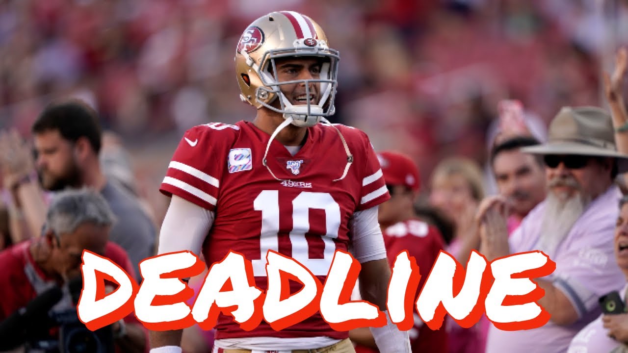 Why The Browns Could Trade For 49ers Qb Jimmy Garoppolo Within The Next Two Weeks